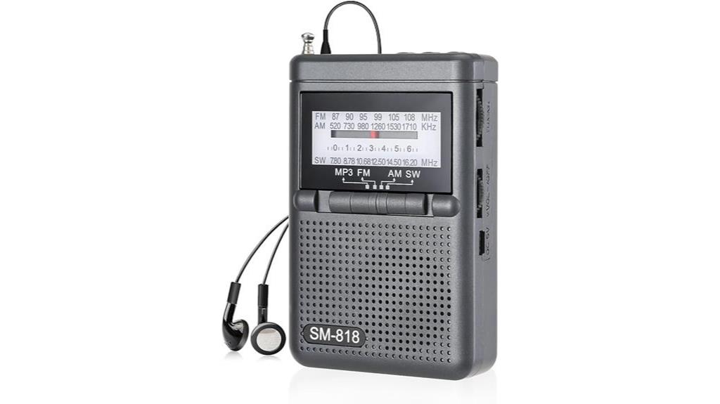 compact radio with speaker