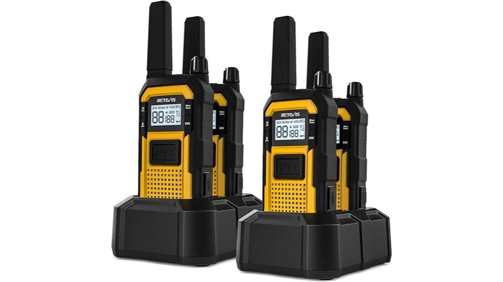 heavy duty waterproof walkie talkies