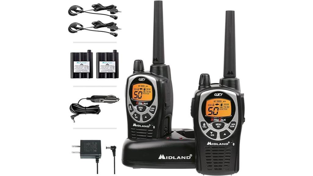 pair pack two way radios