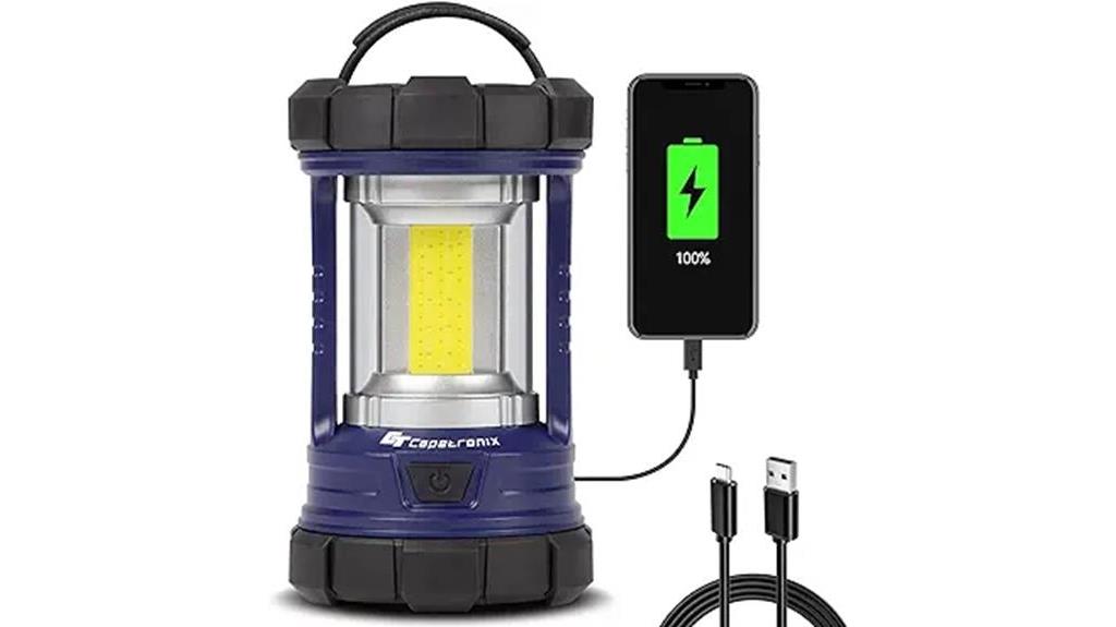 camping lantern with charger