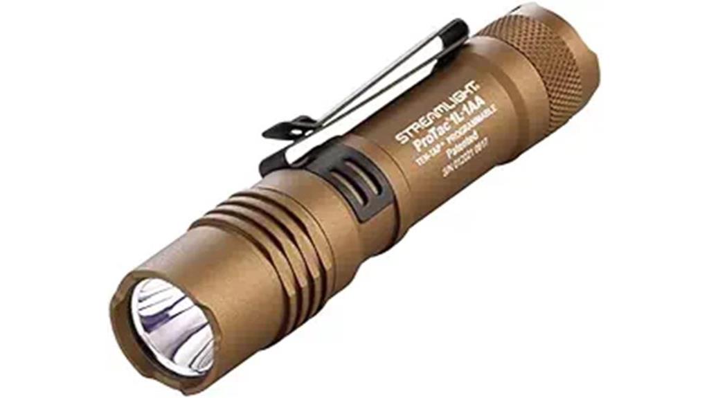 programmable tactical flashlight 350lm