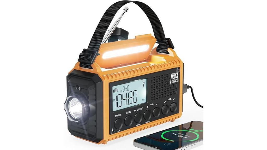 solar crank emergency radio