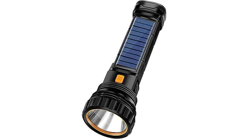 solar led flashlight 1000 lumens