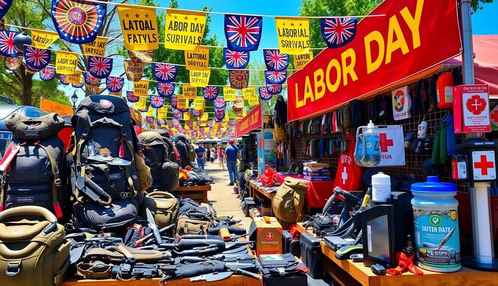 labor day survival gear sale