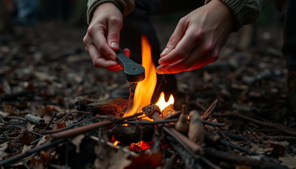 learn fire starting techniques