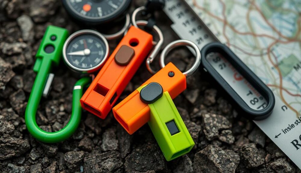 outdoor safety emergency whistles