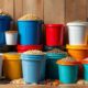 secure food storage buckets