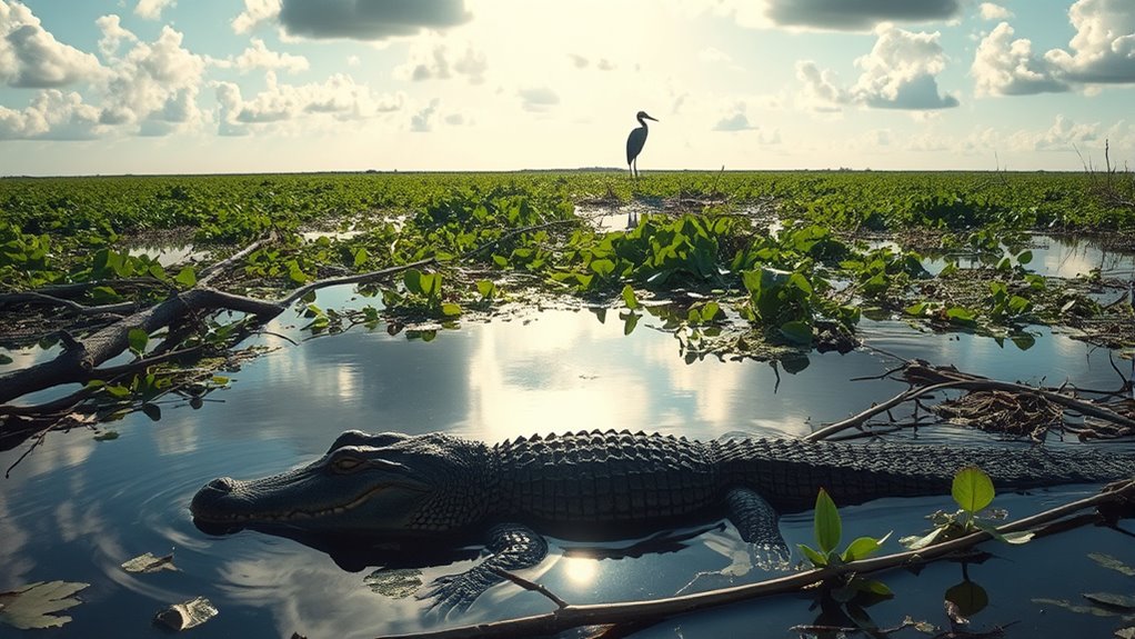 alligator flood behavior insights