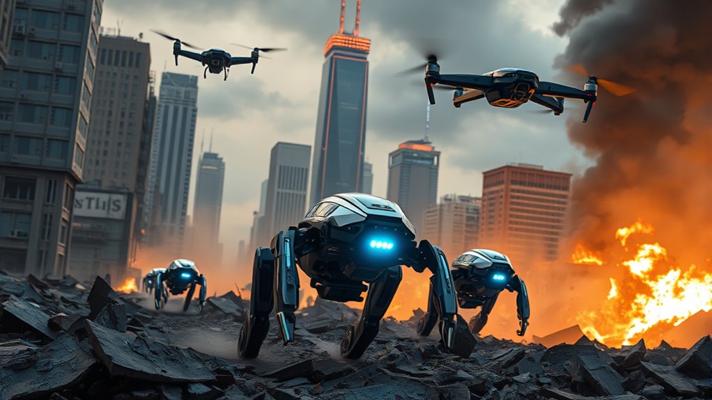autonomous robots revolutionizing crisis management
