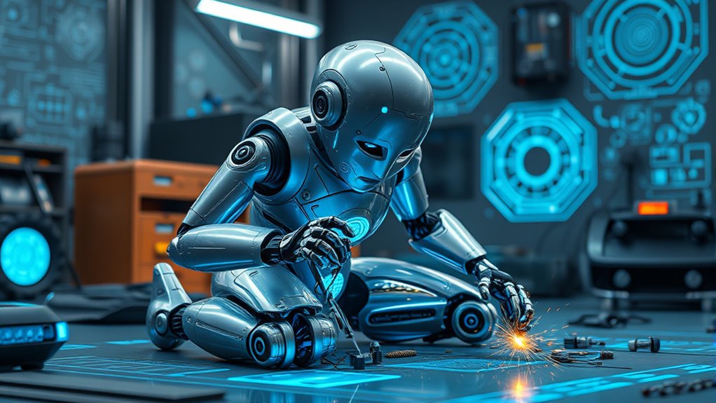 autonomous self healing robots