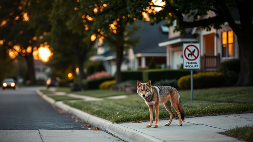 coyote behavior in suburbs