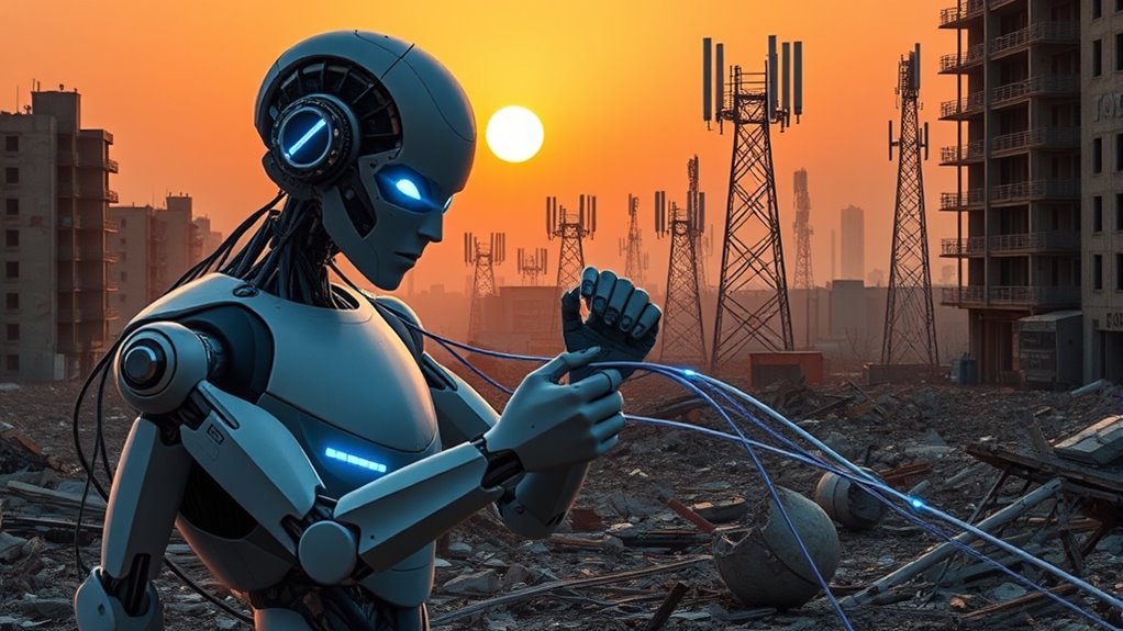 disaster zone communication networks