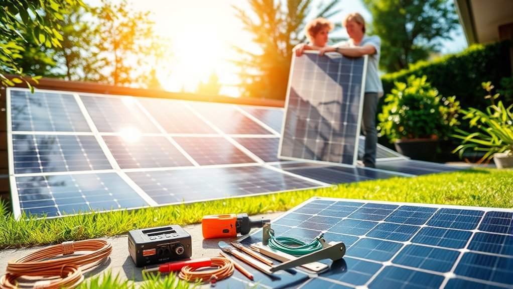 essential parts of solar kits