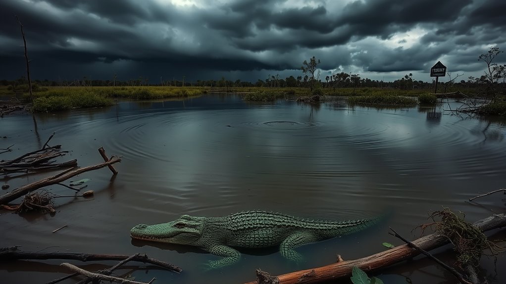 flood zone alligator precautions
