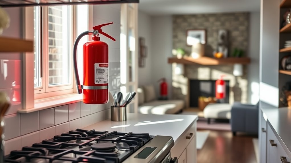 home fire extinguisher placement