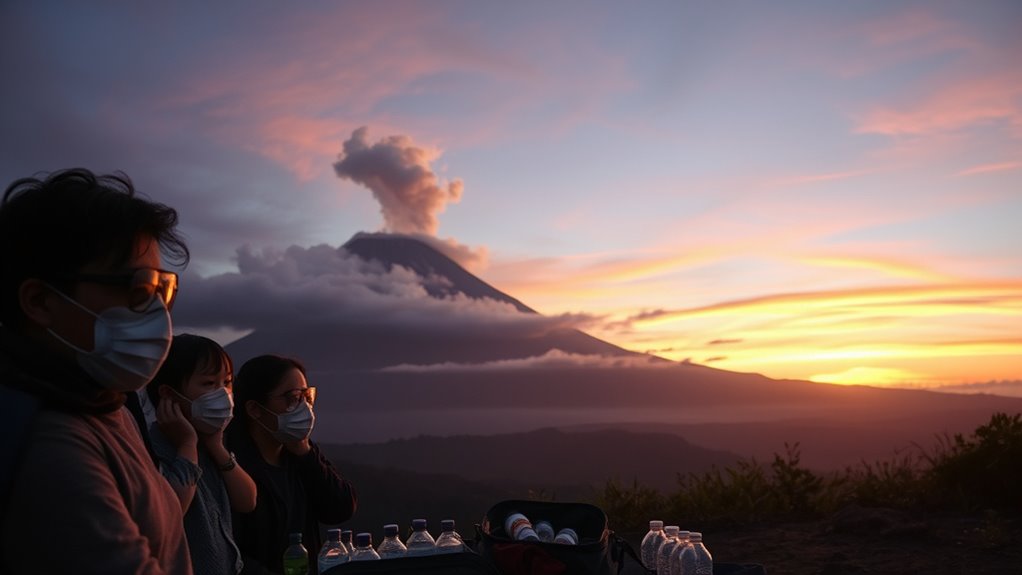 prepare for volcanic eruption