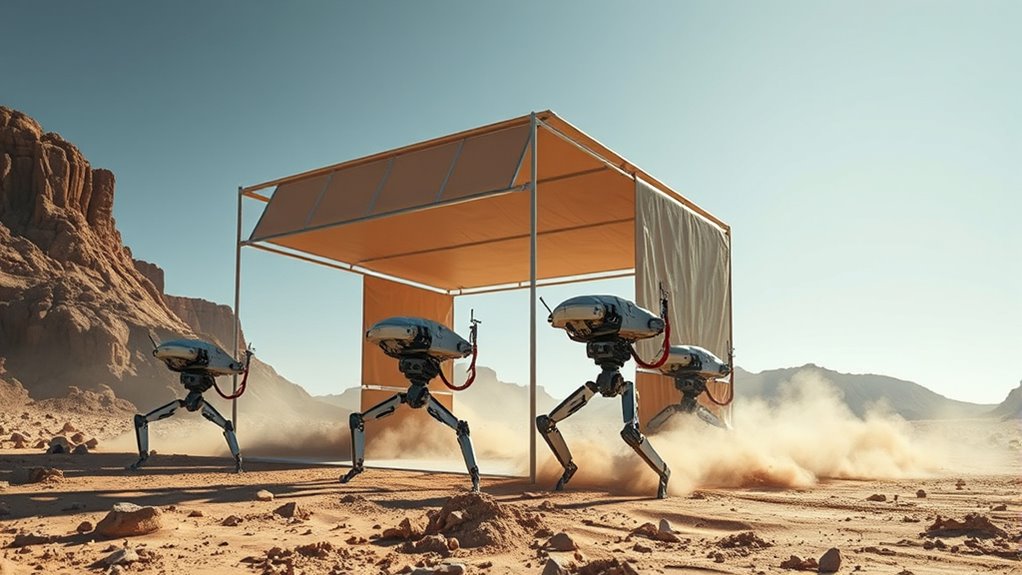 robotic teamwork enhances construction