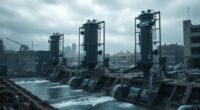 robots clean post apocalyptic water