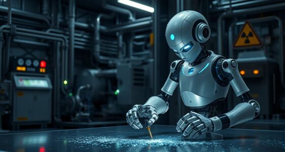 robots detect and neutralize radiation