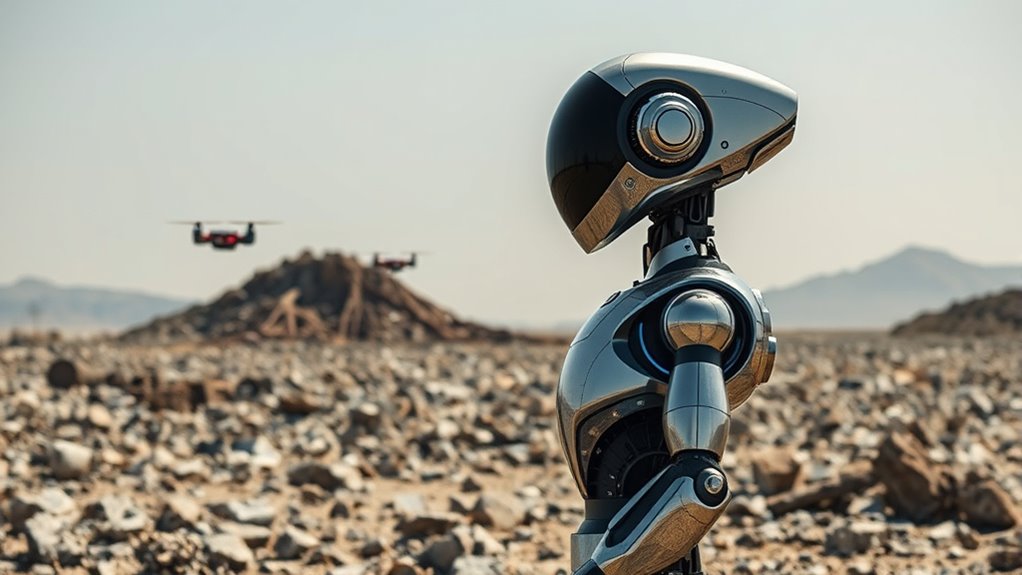 robots detect radiation hotspots