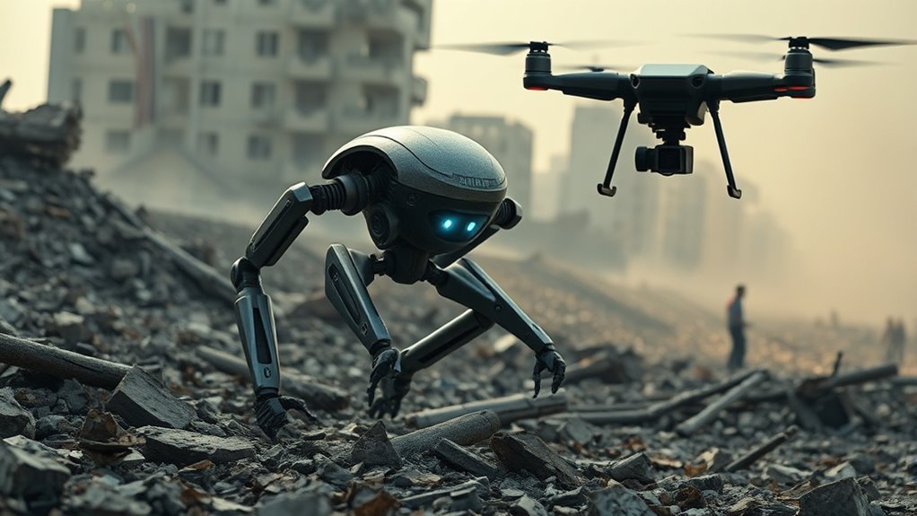 robots detect survivors remotely