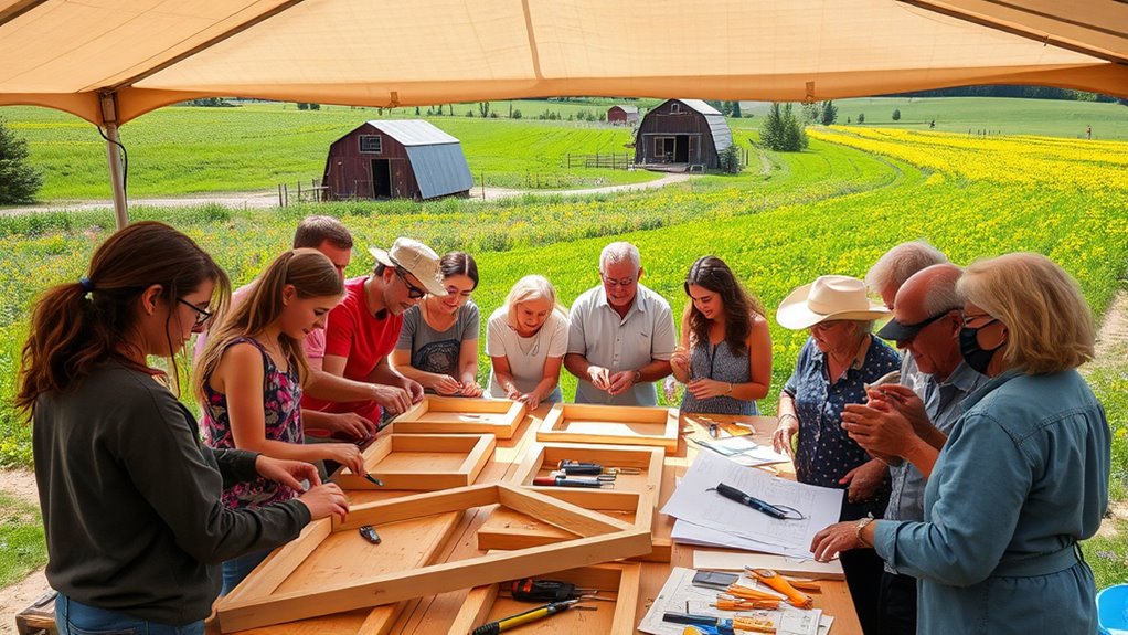 rural shelter building workshops thrive