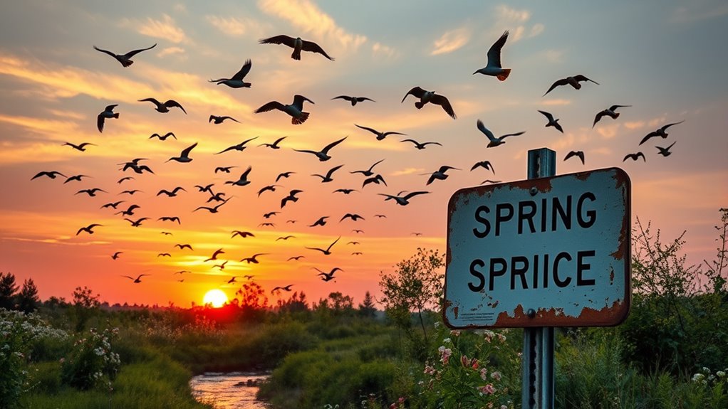 spring migration wildlife alerts