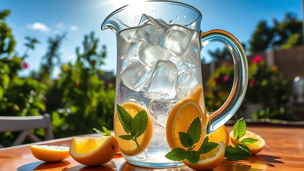 stay hydrated with water
