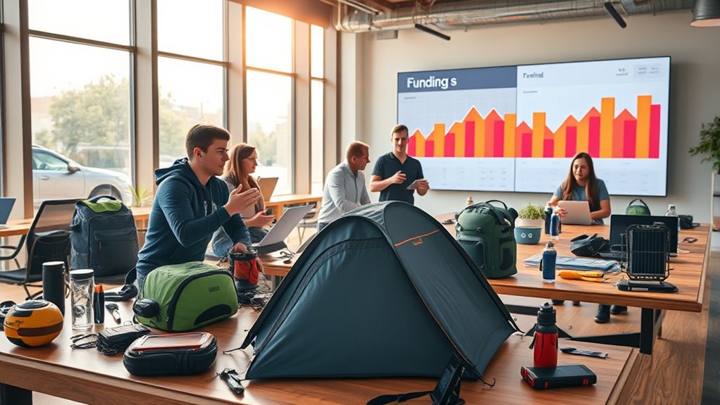 survival gear startups funding