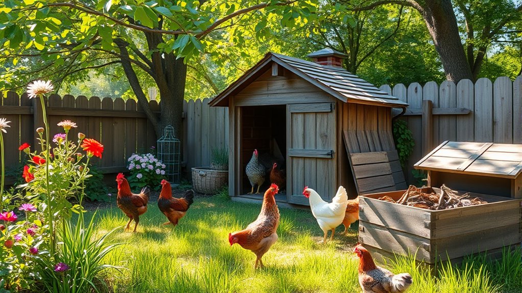 sustainable backyard chicken farming