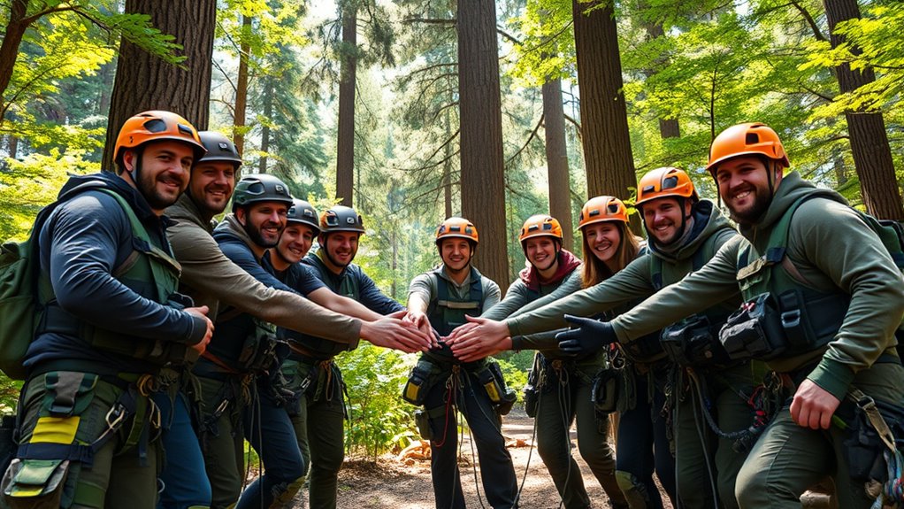 team cohesion through training