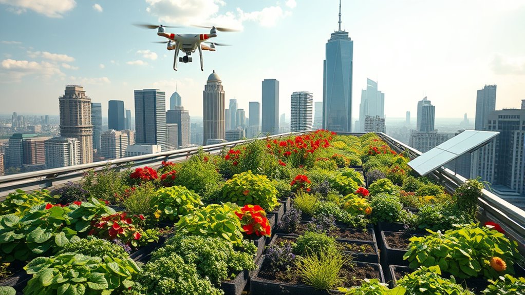 tech enhanced city farming