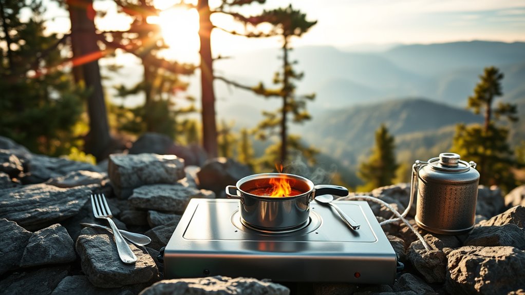 various portable camping stoves