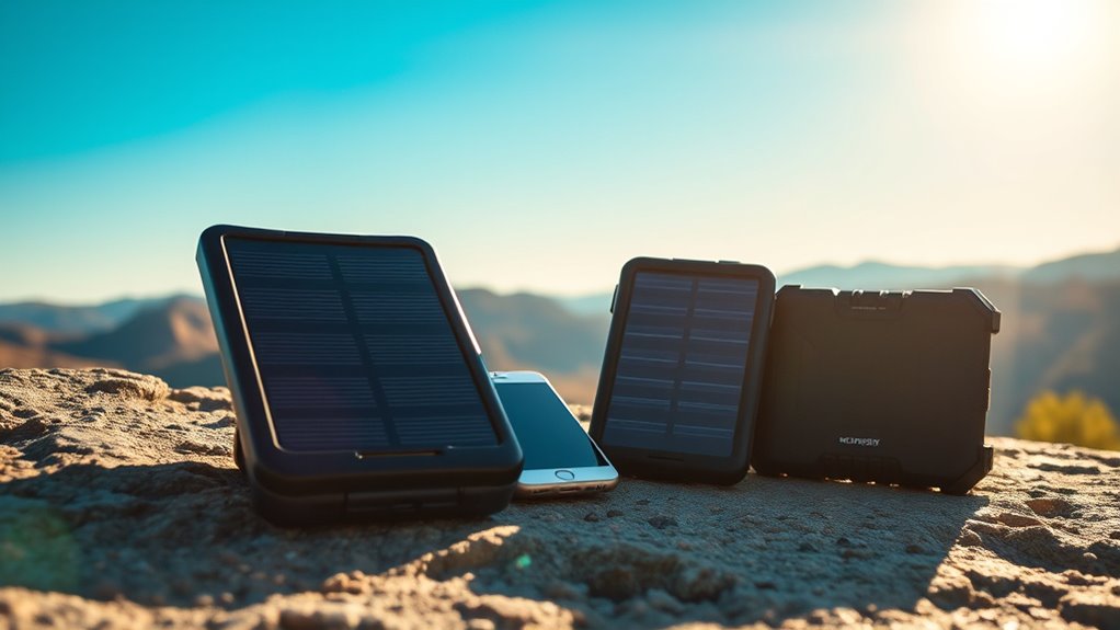 various solar charger options