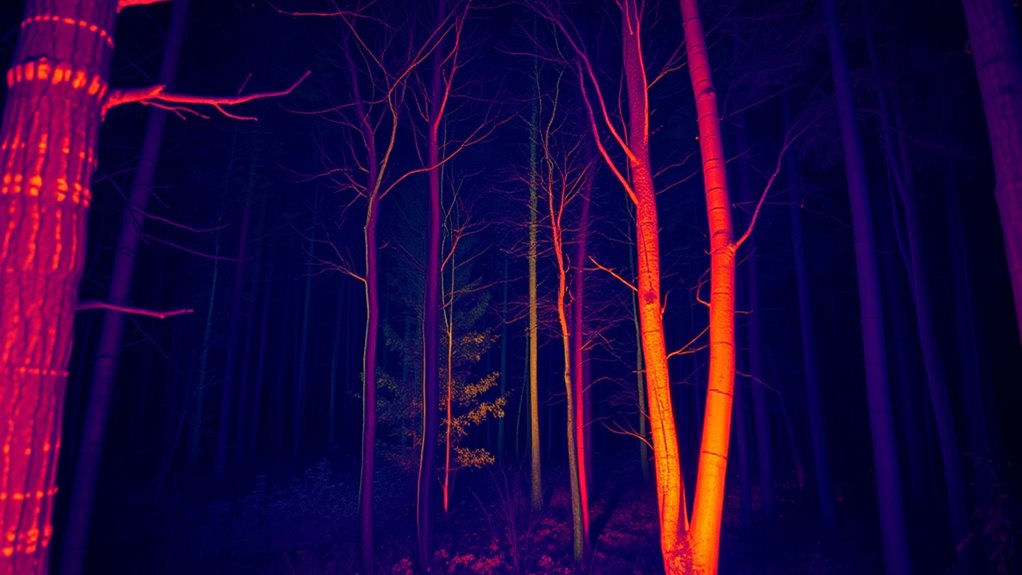 amplifies light for visibility