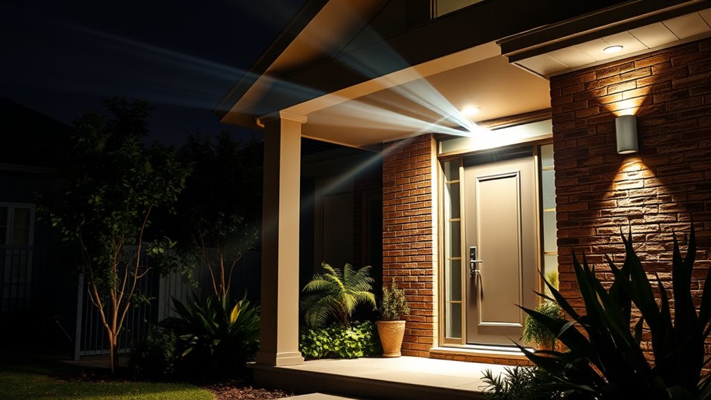automated outdoor security lighting