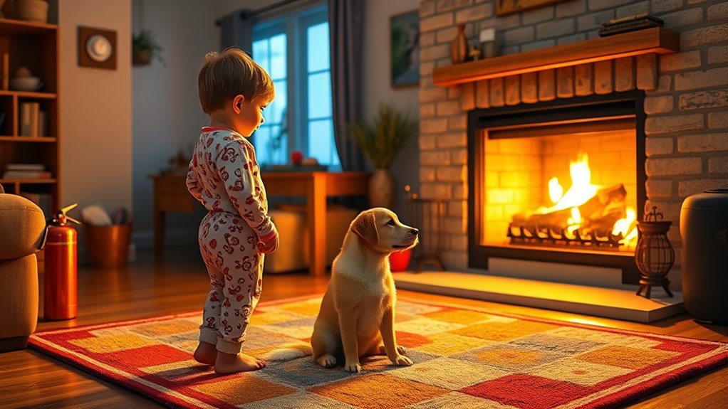 child and pet fire safety