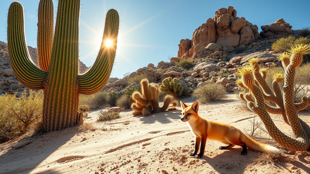 desert plants and animals conserve water