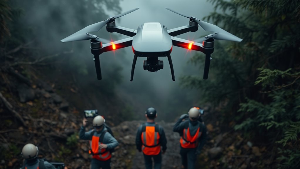 drones aid emergency response