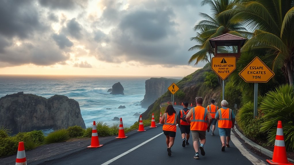 early tsunami warning signs