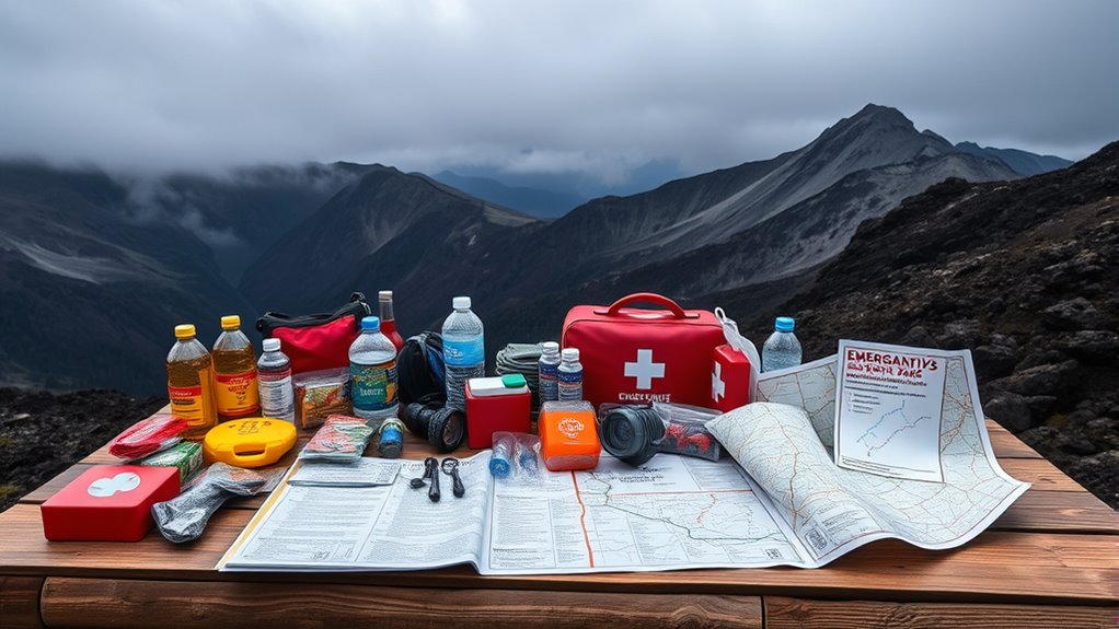 emergency kit and evacuation plan