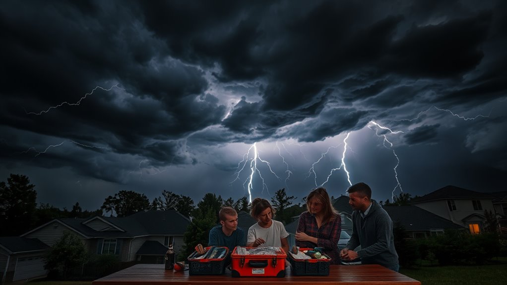 emergency kit and family plan