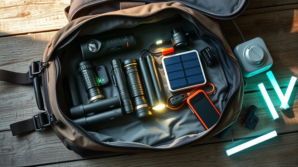 emergency lighting and power sources