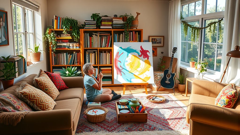 engage in creative hobbies