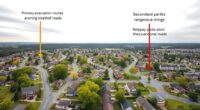 family evacuation routes and points