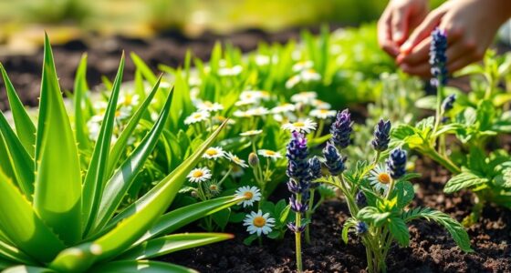 growing healing herbs organically