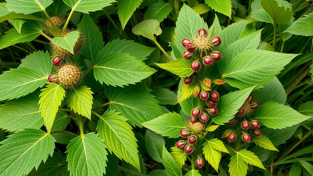 identify castor bean dangers