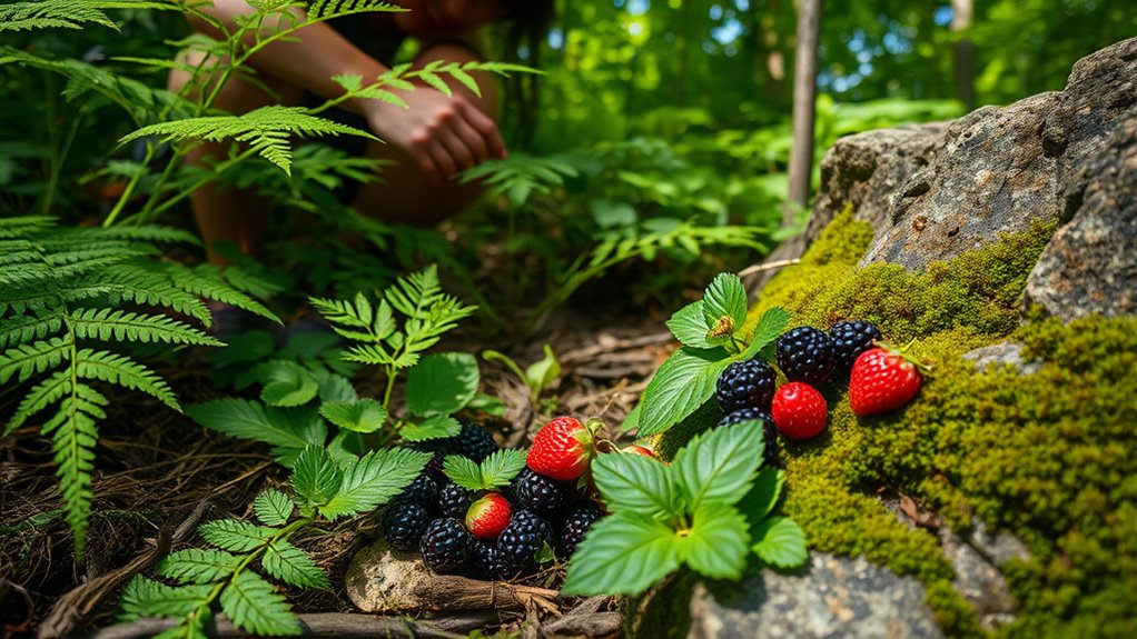 identify edible native plants