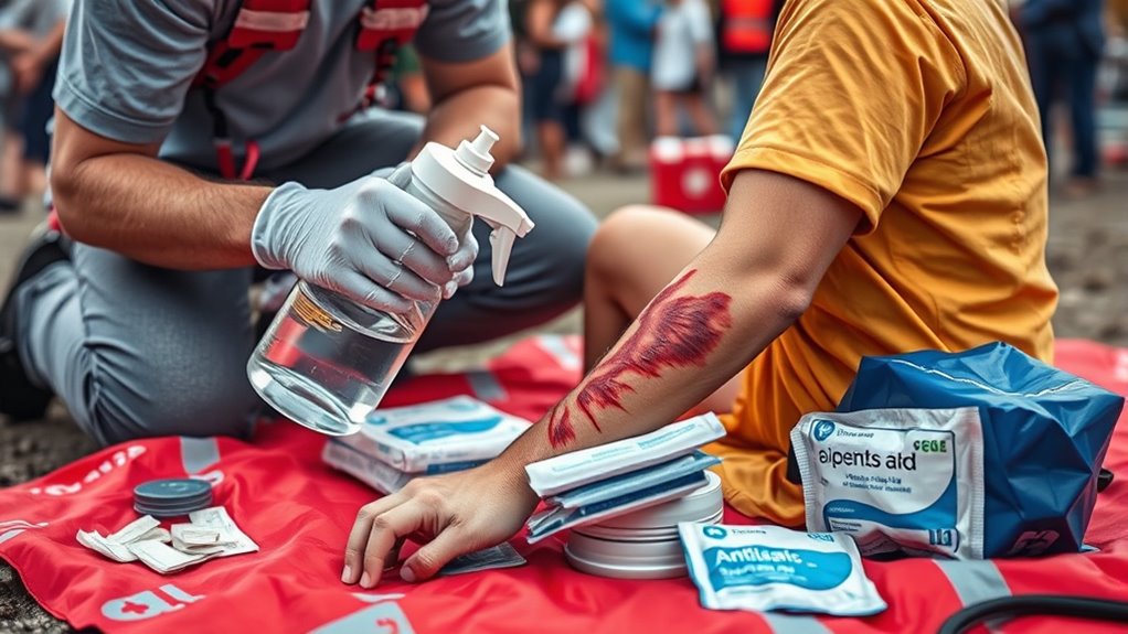 immediate burn first aid