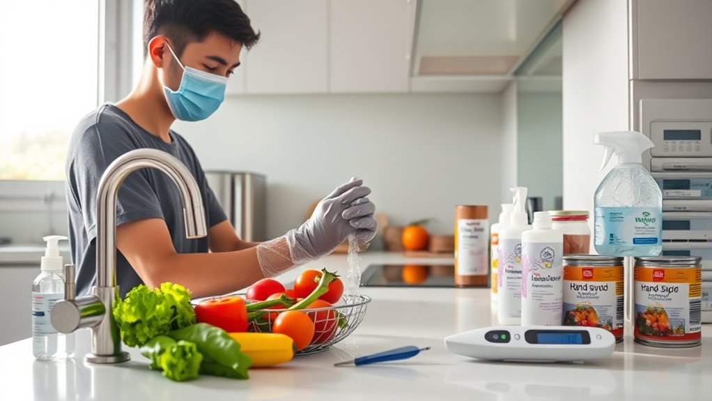 maintain clean hands and surfaces